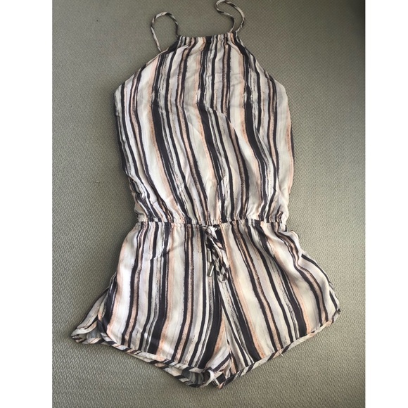 Lulus Tops - Lulus Beach Bound Halter Romper